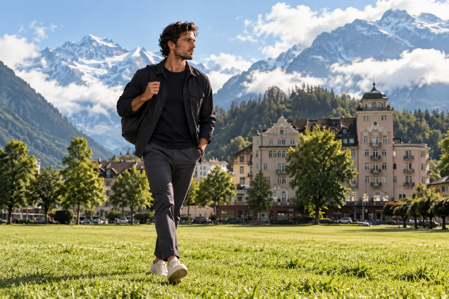 TechnoCasual editorial photography for The TechnoCasual capsule wardrobe: 12 pieces, almost anywhere